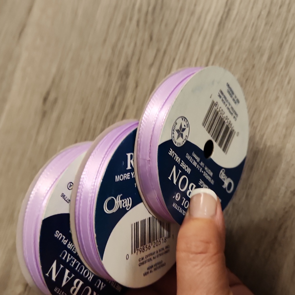 🐻 You Get 3 New Offray Ribbon